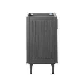 Modway Augusta 24" Bathroom Vanity Cabinet, Sink Basin Not Included, Gray