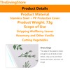 9 Holes Herb Leaf Stripper Tool, 304 Stainless Steel Kitchen