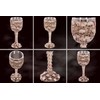 Catacombs Goblet Skull Cup with Spine Handle Decorative Horror Fantasy