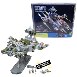 Snap Ships Forge Claymore CR-76 Combat Transport -- Build to Battle -- Features Moving Pieces and Real Firing Action -- Ages 8+