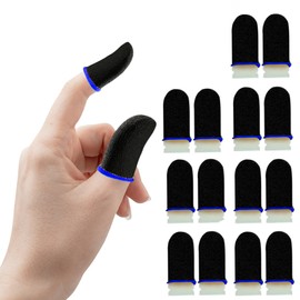 Archy 7 Pares (14 Piezas) de Dedales Gamer Antideslizante y Anti Sudor para Pantalla Touch, Juegos, Lectura, Ocio, Guantes para Pulgar, Funda de Dedo Gamer, 14 Piezas (CAR347PZS)