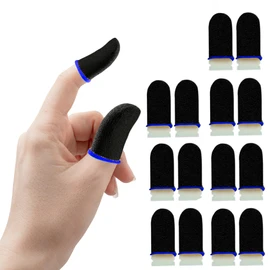 Archy 7 Pares (14 Piezas) de Dedales Gamer Antideslizante y Anti Sudor para Pantalla Touch, Juegos, Lectura, Ocio, Guantes para Pulgar, Funda de Dedo Gamer, 14 Piezas (CAR347PZS)