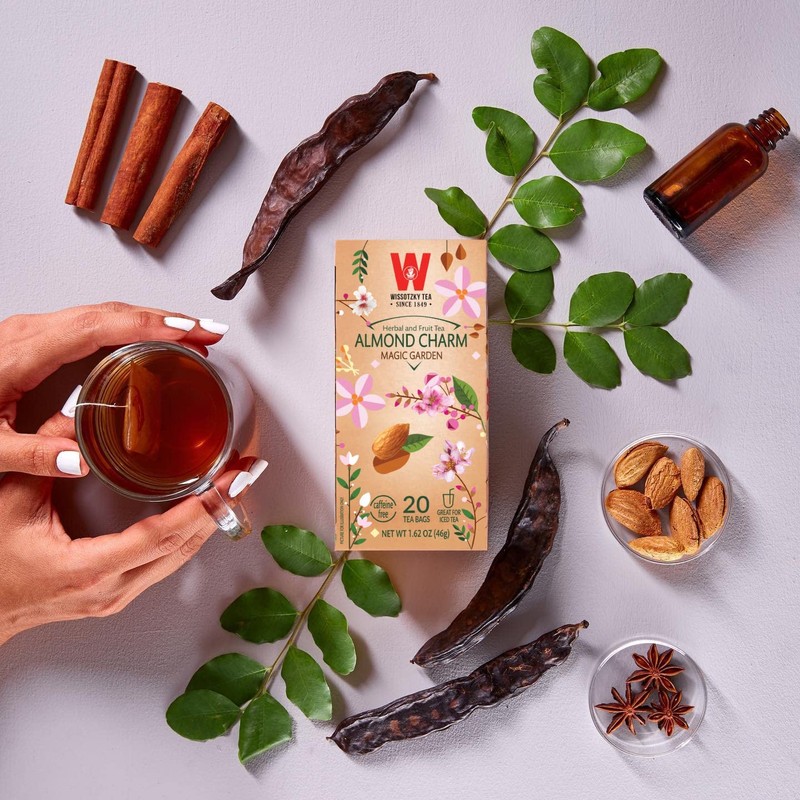 Wissotzky Almond Charm Tea Bags (4 Pack - 20 bags