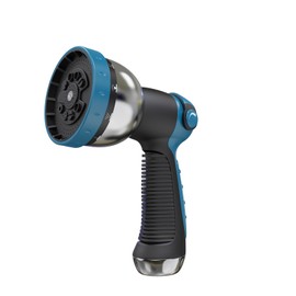 Gnimihz Garden Hose Nozzle Sprayer Heavy Duty - Features 10 Spray Patterns, THUMB CONTROL On Off Valve for Easy Water Control - HIGH Pressure Garden Hose Nozzle Heavy Duty - Nozzle for Hose Outdoor