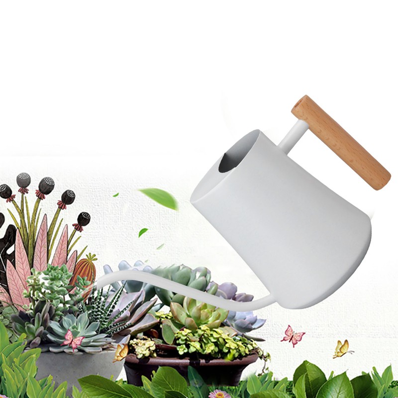 Stainless Steel Watering Can Pot Retro Small Plant Watering Can