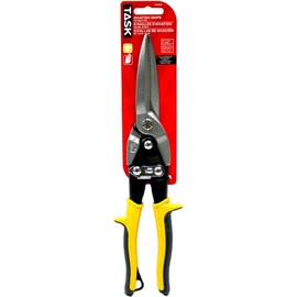 Task Tools T22330 Aviation Snips, Straight Cut with 3-Inch Blade, Yellow