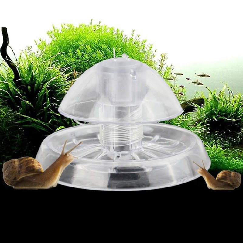 SUCHUANGUANG Clear Snail Trap Aquarium Fish for Planarian Catch Environment