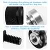 Anruyi Motorcycle Seat Attachment Screws Nuts Set 6 mm Bench