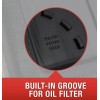 Hyper Tough Oil Change Drain Container 10 Quart Large Pan