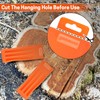 YARDMARIS 2 Pcs Tree Felling Wedge, Plastic Logging Wedges with