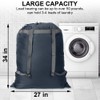 2 Pack Laundry Bag Backpack, 27” x 34”Sturdy Laundry Bag