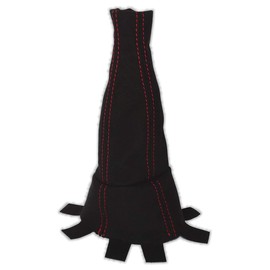 The Tuning-Shop Ltd Gear Gaiter Compatible with Honda Civic Type R FN2 Suede Red Stitching