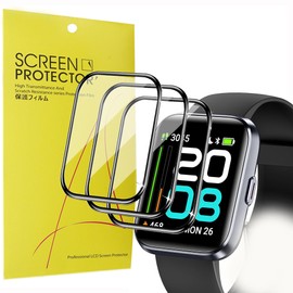Blueshaweu for ID208 Plus Smart Watch Screen Protector, [3 Pack] Full Coverage Protective Cover Saver film Compatible with Quican,Enamor,Veryfit,aeac,WMK ID208 Plus 1.8"/IDW208 Plus 1.8 Inch (3 PACK)