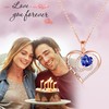 Iefil Birthstone Necklaces for Women - Anniversary Birthday Gifts, Mothers