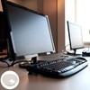 YOKIVE 5 Pcs Cord Through Raceway Plastic Desk Cable Hole