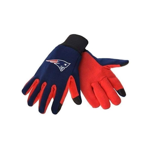 FOCO New England Patriots Color Texting Utility Glove