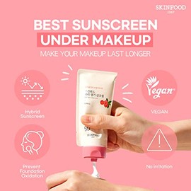 Protector Solar en Crema Berry Glowing Sun Cream SPF50+ PA++++ de Skinfood de 50ml