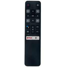 06-BTZNYY-LRC802V RC802V-FUR6 Replace Voice Remote Commander Compatible for TCL Android TV 32S6500S 40S6500FS 43S6500FS 43S6500FS 43P715 50P715 55P715 65P715 75P715 50C715 55C715 65C715 32P30S 43P30FS