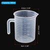PATIKIL Graduated Beaker, 250ml PP Plastic Liquid Measuring Cup Double
