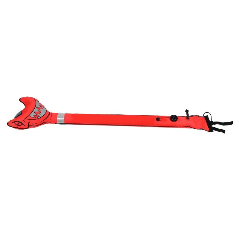 Surface Marker Buoy Scuba Diving Inflatable Safety Tube Hammerhead Shark