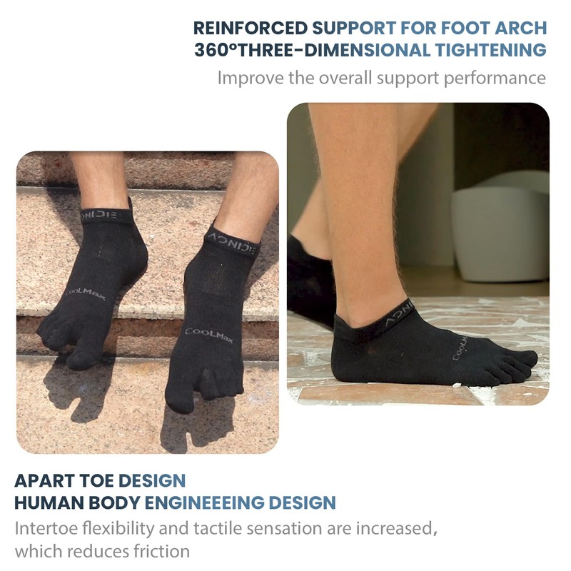 aomagic - Calcetines deportivos para hombres y mujeres, para correr