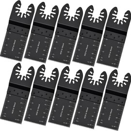10 Pcs Universal Oscillating Tool Blade for Wood Multitool Quick Release Saw Blade