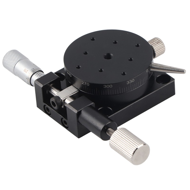 R38 Manual Rotation Stage Rotating Platform Precision Bearing Sliding Tuning