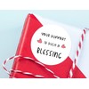 120pcs 'Your Support Is Such a Blessing' Stickers Express Gratitude
