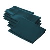LA Linen Poplin Napkin, Polyester, Dark Teal, 18 x 18-inch,