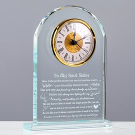 Movdyka Soul Sister Gifts for Women - Clock Gifts