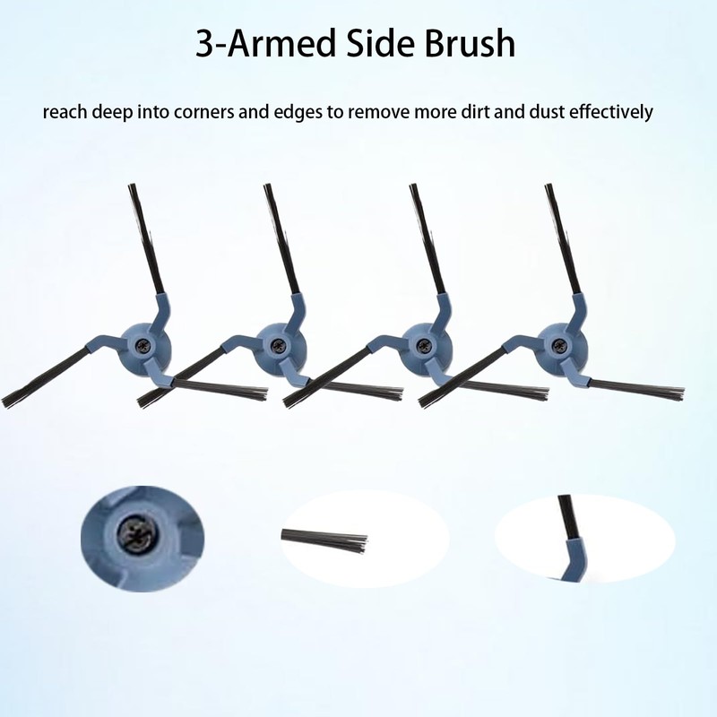 11 Pcs Replacement Parts Kit for Eufy X10 Pro Omni