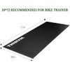 Thinvik Bike Mat for Peloton Spinning Bike & Wahoo Kickr