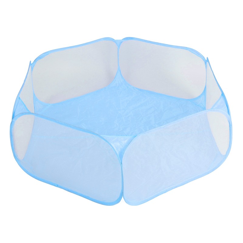 Pet Play Tent Breathable Transparent Portable Pop Open Small Animal