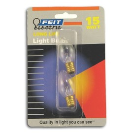 Feit Electric 15 Watt Night Light Bulb 2 bulbs - 3 x 1 pkg.