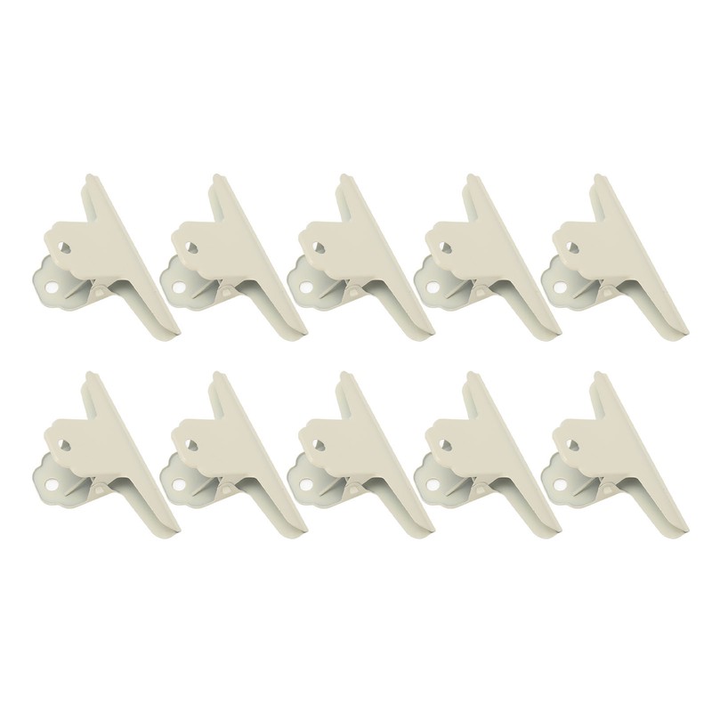 10Pcs Hinge Clips Large Metal Hinge Binder Clips for Paper