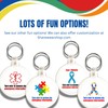 Sharewear QR Tap Keychain, Lost Kids Smart Identification, QR code