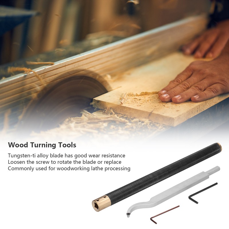 Wood Turning Tools Swan Neck Hollow Cutter Tool Bar Hex
