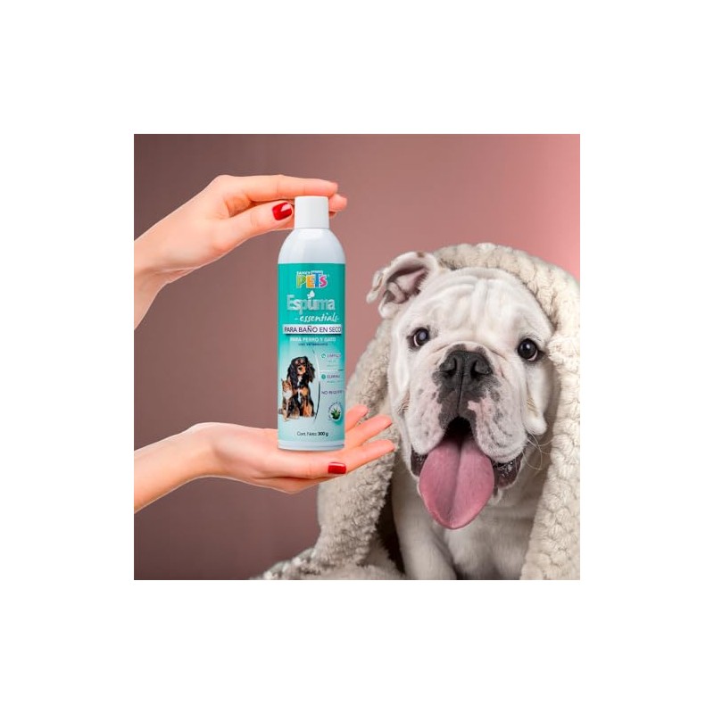 Fancy Pets Espuma P/BAÑO EN SECO Essentials 300 G