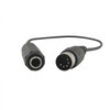 Ruiwaer Black 6.35mm Female 1/4'' TRS to DIN 5 Pin
