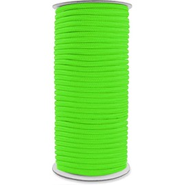All-Purpose Outdoor Rope 60 Metres in Various Thicknesses Colour Green Size 5 mm
