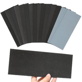 Wet and Dry Sandpaper 80-3000 Grit 60 Sheets | for Automotive Sanding, Wood & Glass Polishing | 9x3.6 Inch Non-Clogging
