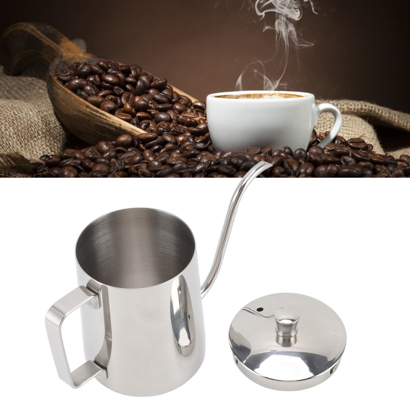 Pour Over Coffee Kettle Stainless Steel Handheld Narrow Drip Spout