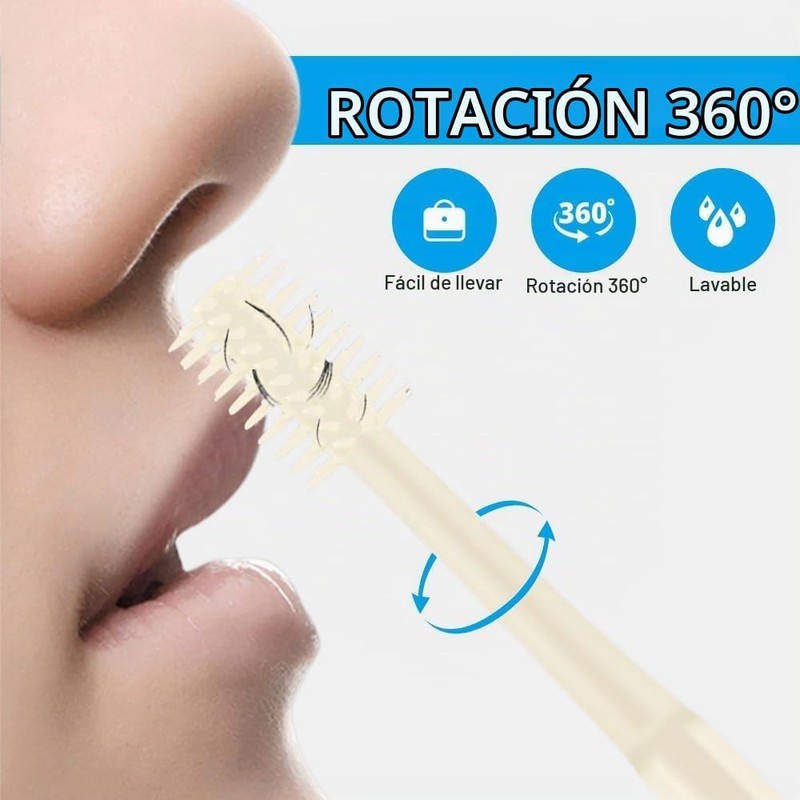 Bluemega Cortador de Pelo Nasal 2 en 1 Para Mujeres