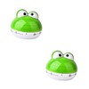 MAGICLULU 2pcs Cute Frog Mechanical Timer for Compact Countdown Clock