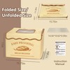 Bread Proofing Box, Three-sided Heating Foldable Zippered Sourdough Warmer Heater