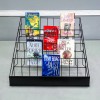 FixtureDisplays 4-Tier Wire Literature Rack CD Greeting Card Display 18"W