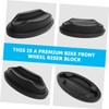 Sosoport 2 Pcs Bike Front Wheel Riser Block Non Slip
