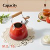 ROCKURWOK Tea Kettle, Tea Pot with Cool Touch Ergonomic Handle,