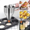 WIHBOIR Stainless Steel Pancake Batter Dispenser with Squeeze Handle, Durable,