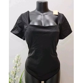 Popilush Sz 3xl. The Shapewear Women Bodysuit Square Neck Color Black.